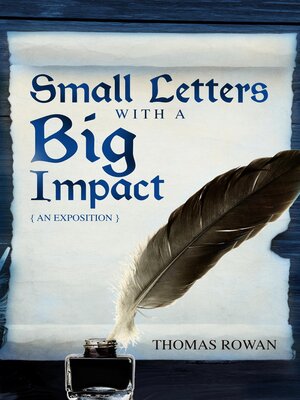 cover image of Small Letters with a Big Impact